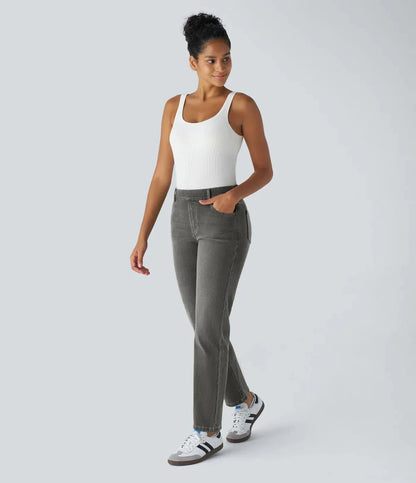 ComfortFit™ | Elastische & Comfortabele Broek Met Hoge Taille