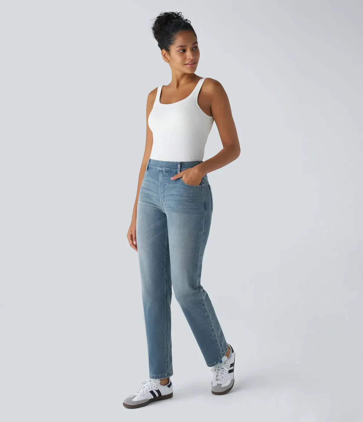 ComfortFit™ | Elastische & Comfortabele Broek Met Hoge Taille