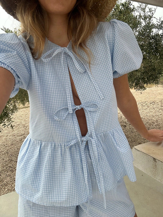 Peplum | Blouse short set