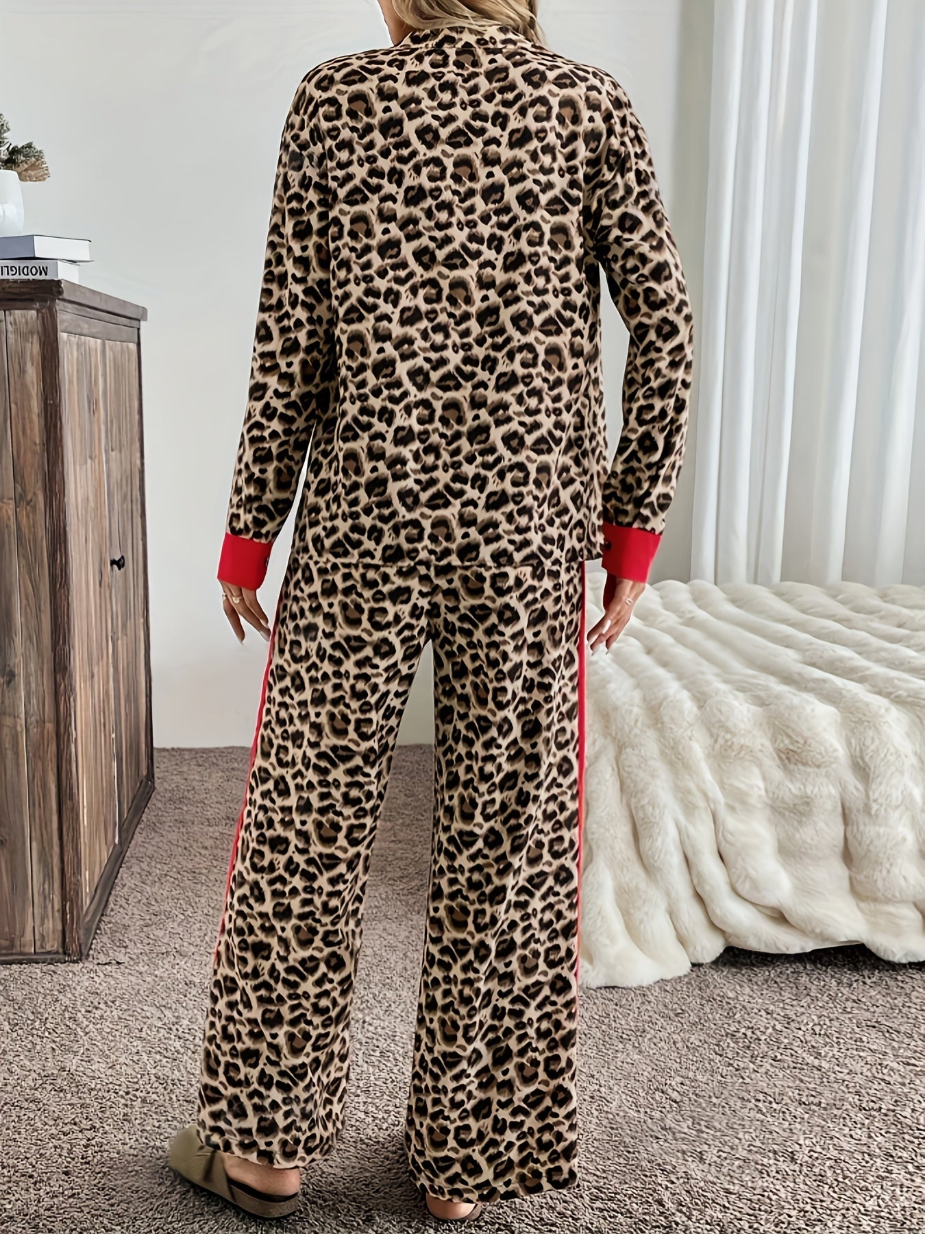 Livia | Chic leopard set met flair en comfort