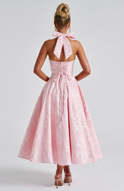 Esther™ I Midi-jurk Blush Elegance