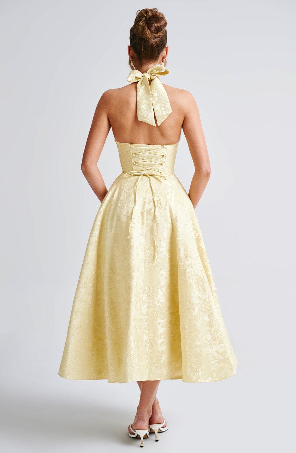 Esther™ I Midi-jurk Blush Elegance