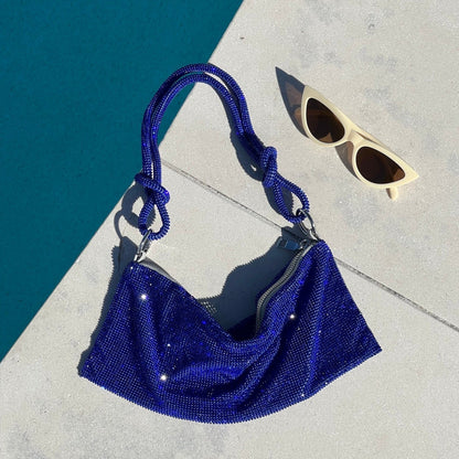 SOPHIA | Luxe Glanzende Tas met Kettingdetail