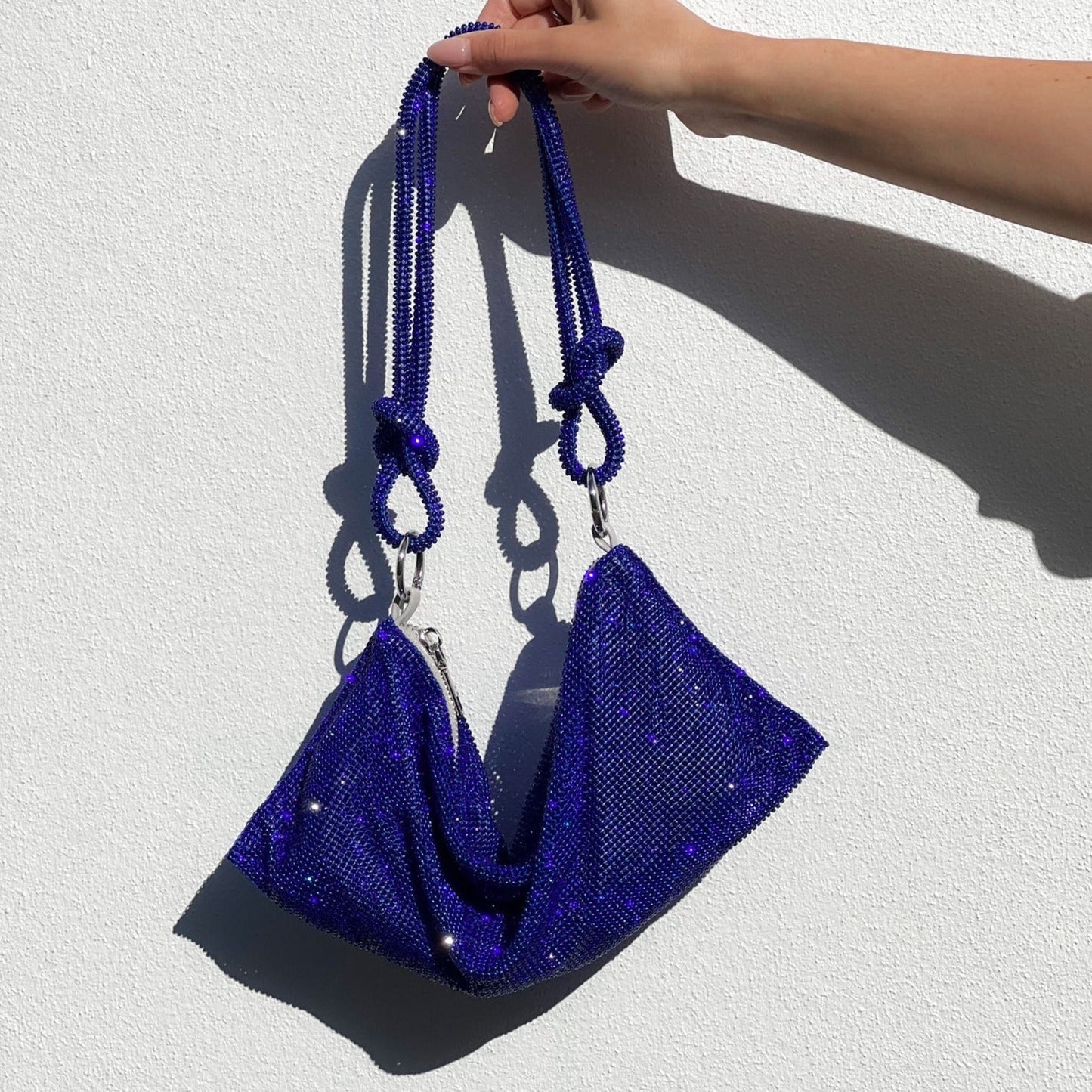 SOPHIA | Luxe Glanzende Tas met Kettingdetail