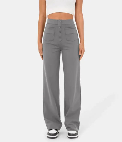 Jade | Elastische broek met hoge Taille
