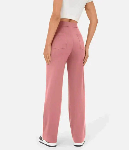 Jade | Elastische broek met hoge Taille