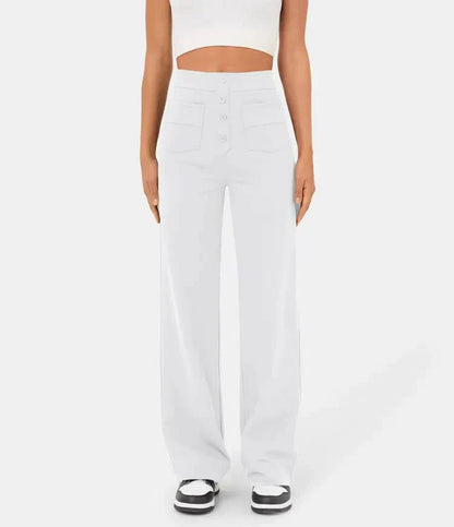 Jade | Elastische broek met hoge Taille