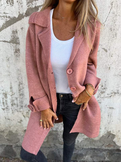Baylea | Casual wollen mantel