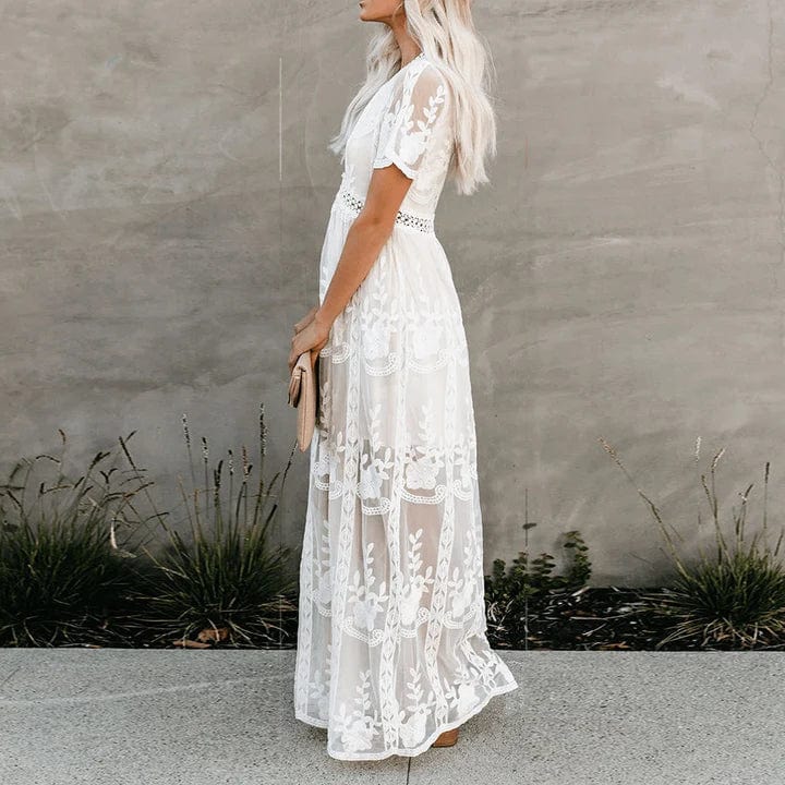 Aniek™ | Maxi Kanten Ibiza Jurk