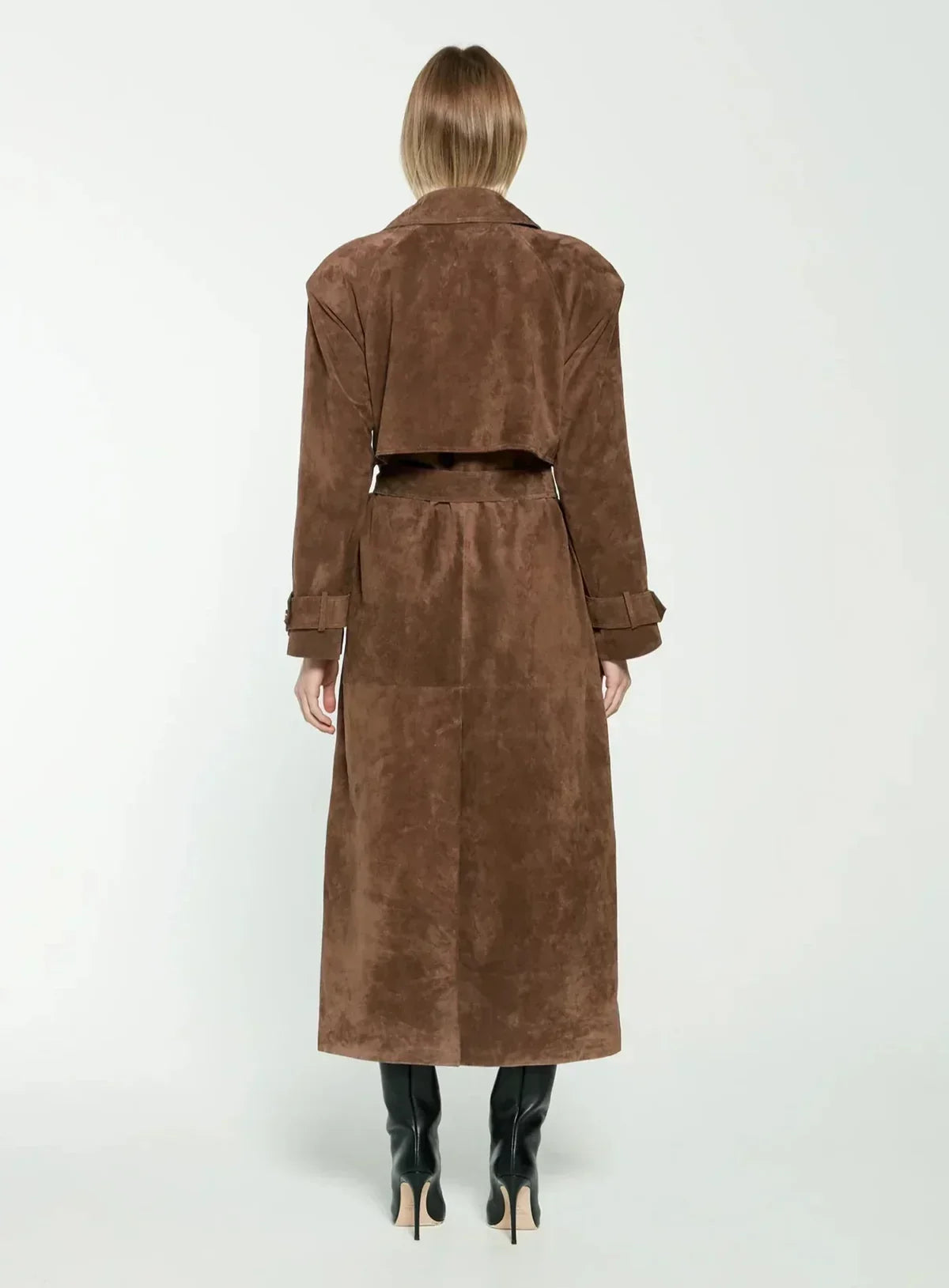 Harlow | Suède Trenchcoat