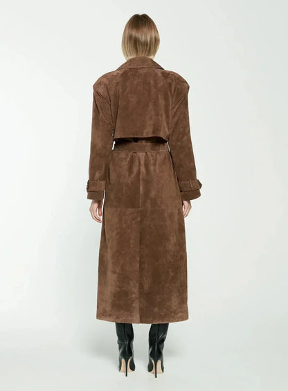 Harlow | Suède Trenchcoat