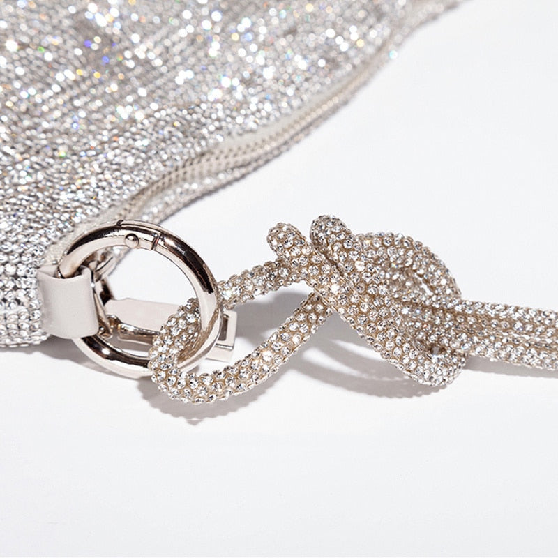 SOPHIA | Luxe Glanzende Tas met Kettingdetail