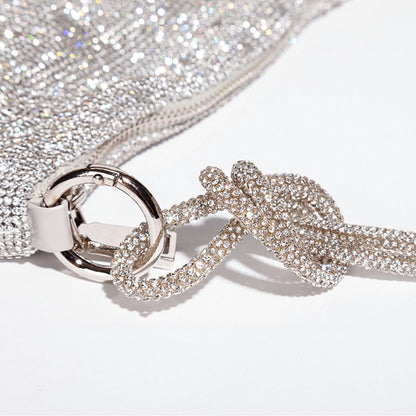 SOPHIA | Luxe Glanzende Tas met Kettingdetail