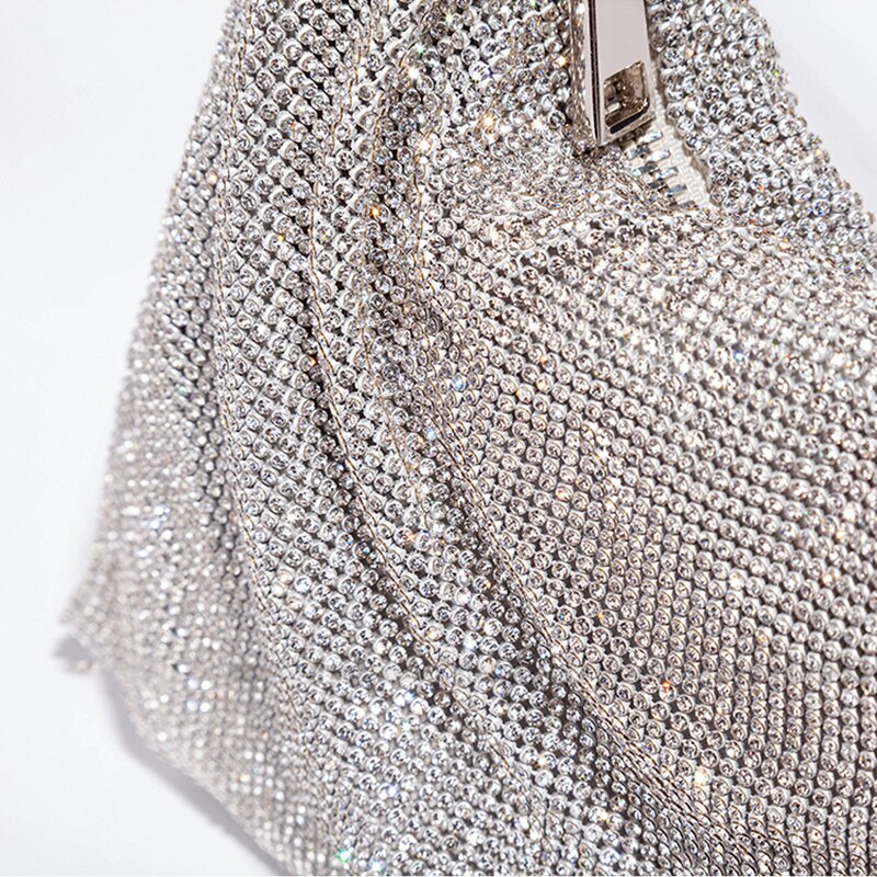 SOPHIA | Luxe Glanzende Tas met Kettingdetail