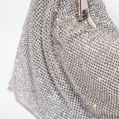 SOPHIA | Luxe Glanzende Tas met Kettingdetail