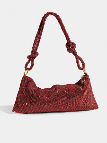 SOPHIA | Luxe Glanzende Tas met Kettingdetail