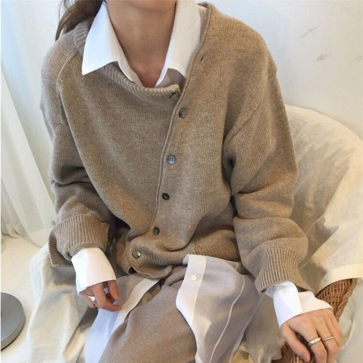 Damino | Wollen oversized trui