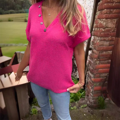 CozyChic™ | Top met korte mouwen