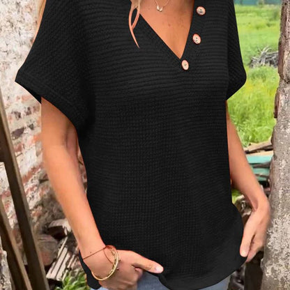 CozyChic™ | Top met korte mouwen