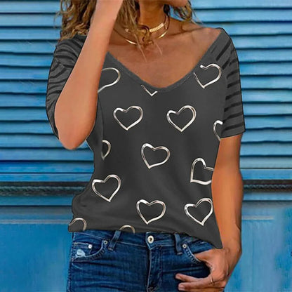 Leyla | Elegante T-shirt met v-hals