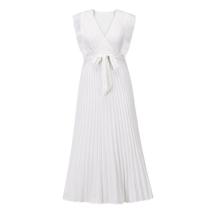 Maud™ | Jurk Met V-hals