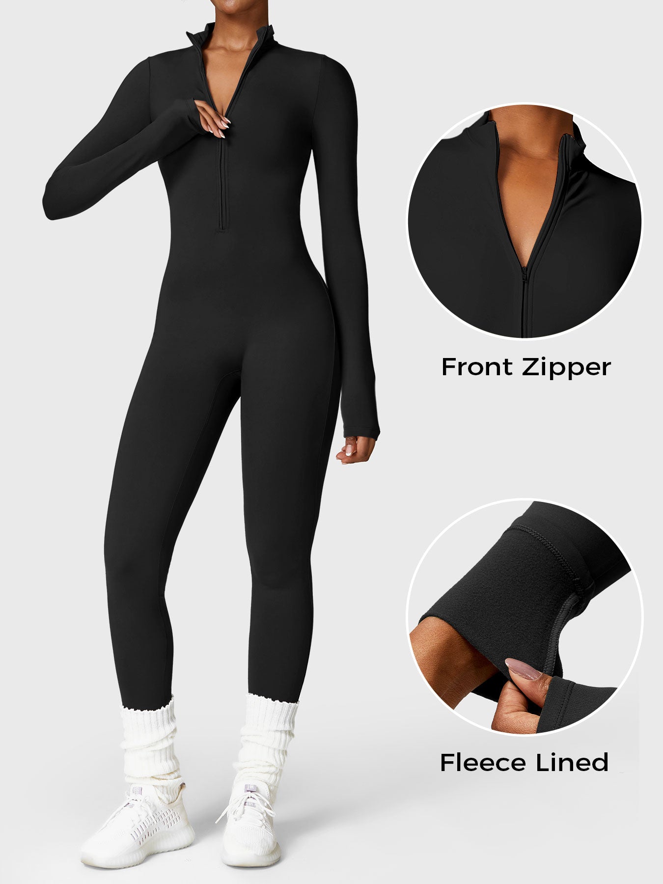 Yara |  Winter fleece Jumpsuit