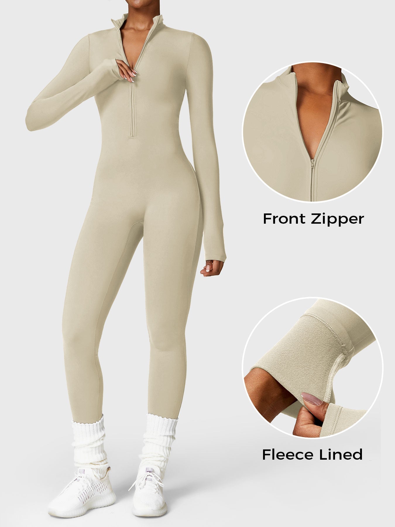 Yara |  Winter fleece Jumpsuit