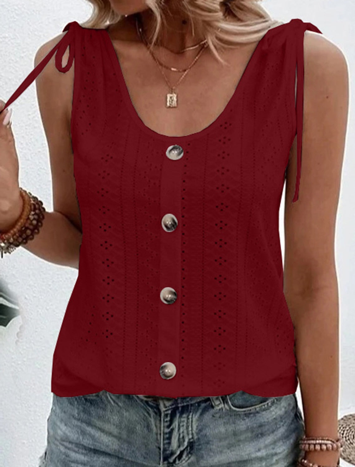 Clara™ | Mouwloze Zomertop voor Vrouwen